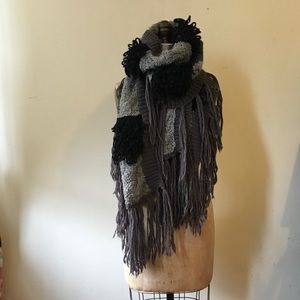 Free People Fringe Oversized Oblong